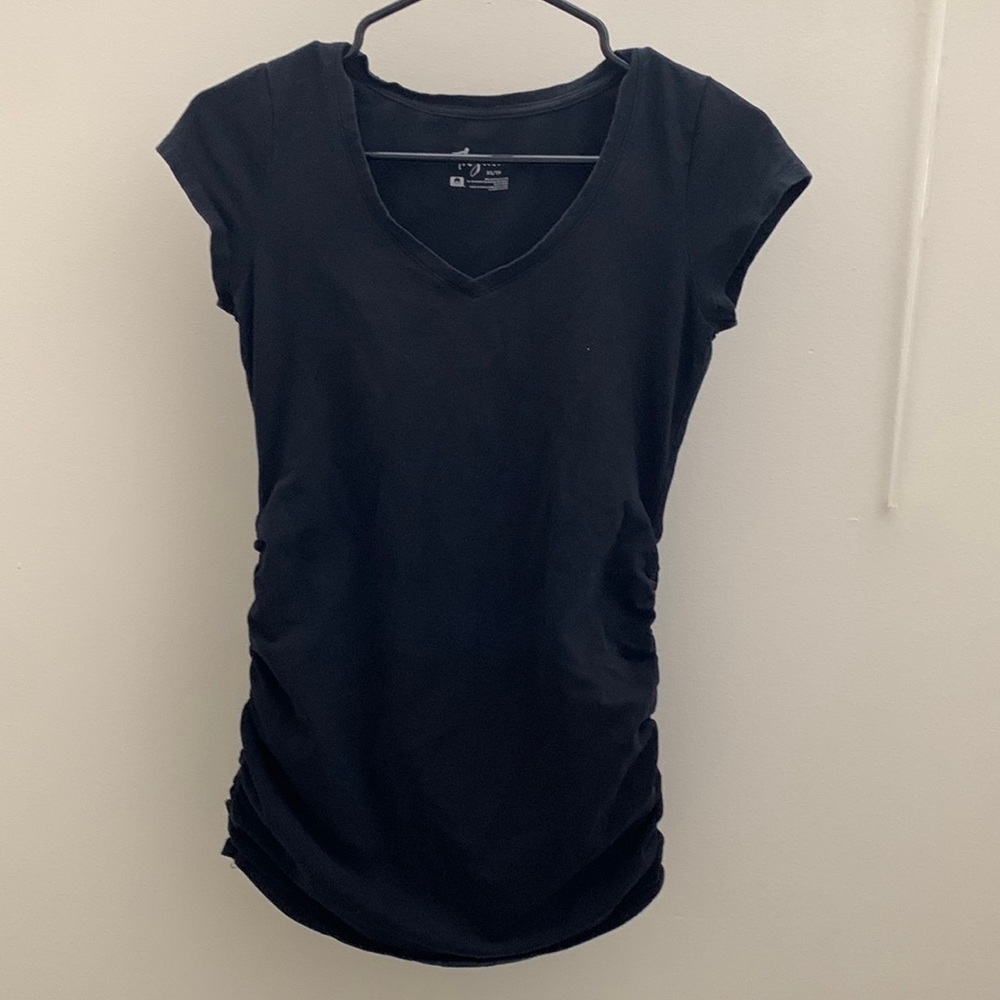 Thyme Maternity Black shirtsleeve shirt